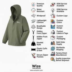 Men's winter windbreaker <b>Fleece</b> <b>lined</b> plus size Custom logo <b>jacket</b> Wholesale low price Men's Windbreaker <b>jacket</b> - Product Image 6
