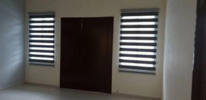 Modern Dual Layer Zebra <b>Blinds</b> Horizontal Polyester Light Filtering <b>Wide</b> Blade Casement Window Minimalist Design - Product Image 2