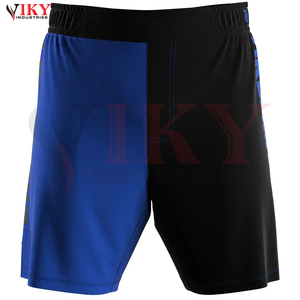OEM BJJ No-Gi Set Customized Colors Logo Quick-Dry Breathable Polyester Spandex Rash Guard Shorts Grappling - Product Image 6