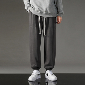 Pantalones Deportivos y Joggers para Hombre - Tallas Grandes, Otoño/Invierno, Corte Holgado, Gruesos, con Cordón Ajustable - Product Image 4
