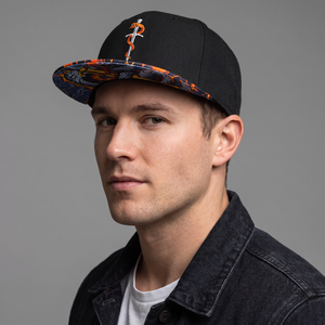 Casquette Snapback Ajustable Personnalisée de Qualité Supérieure, Visière Plate Classique Imprimée, Matière de Qualité Supérieure, Respirante, pour un Usage Quotidien - Product Image 6