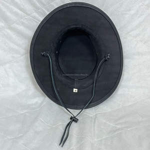 Sombrero Vaquero Occidental de Ala Ancha de Cuero Genuino Vintage de Calidad OEM 2026 con Banda Trenzada de Alta Calidad y Grabado de Moda para Unisex - Product Image 6