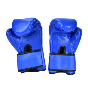 Gants de boxe MMA professionnels en cuir pour entraînement sur sac de frappe, kickboxing, sparring, avec sangle de poignet réglable et fermeture auto-agrippante, pour enfants et hommes - Product Image 3