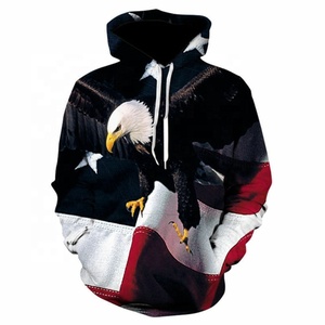 Sweat-shirt à capuche unisexe imprimé 3D motif animal, vêtement de sport à manches longues, sweat-shirt à capuche pour couple, en polaire écologique polyester/coton - Product Image 3