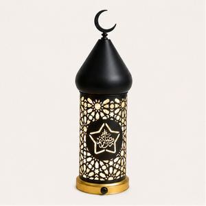 Decoración Metálica al por Mayor para Ramadán, Estrella Hueca de Hierro, Lámpara Eid Mubarak, Luna Creciente, Decoración Islámica para el Hogar, Centro de Mesa, Artículos para Fiestas - Product Image 1