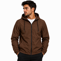 Veste coupe-vent imperméable à capuche personnalisable avec logo, unisexe, mode hiver, streetwear, extérieur