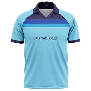 Camiseta Deportiva de Cricket de Alto Rendimiento, Absorbente de Humedad, 100% Poliéster, Camisetas de Cricket Personalizadas al por Mayor, Manga Corta - Product Image 1