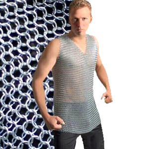 Camisa de Cota de Malla Tradicional Hecha a Mano de Acero Suave, Armadura Medieval Renacentista para Disfraz de Caballero con Tallas Personalizadas - Product Image 2