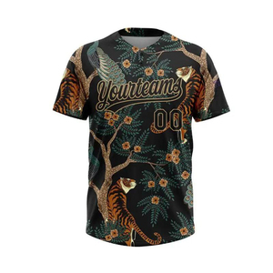 เสื้อเบสบอลแบบซับลิเมชั่นสั่งทำพิเศษ คอวี แขนสั้น โพลีเอสเตอร์ 100% ระบายอากาศได้ดี พิมพ์ชื่อทีม 00 ใส่ได้ทุกฤดู สำหรับผู้ใหญ่ทุกเพศ - Product Image 6