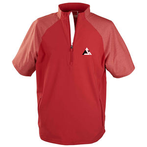 Chaqueta deportiva de manga corta para calentamiento, personalizada para béisbol, con cremallera 1/4, de secado rápido, para hombre, para equipos de adultos - Product Image 5