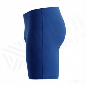 Pantalones Cortos Deportivos de Compresión para Hombre, Hechos a Medida, de Nailon Suave, para Gimnasio, Fitness, Entrenamiento, Running y Ciclismo - Product Image 3