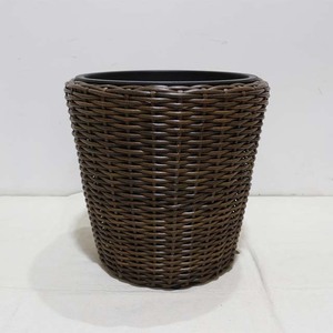 Nouveau design très demandé : Ensemble de 4 pots de fleurs coniques en fer avec doublure amovible en PVC, légers, grands, écologiques, pour la décoration de patio et de jardin - Product Image 4