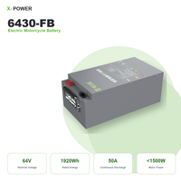 Batterie au lithium-ion NCM X-POWER XP-S600 72V 30Ah 2160Wh avec BMS Bluetooth intelligent et boîtier métallique pour moto électrique et vélo électrique
