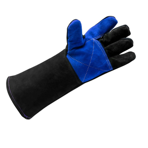 Guantes de Soldador de Cuero Vacuno Resistentes, con Forro de Kevlar, Costuras Reforzadas, Forro Suave, para Soldadura de Metal Fundido, en Oferta - Product Image 3