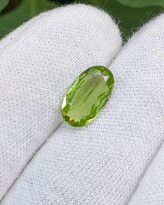 Peridoto Natural, Corte Ovalado, Verde Brillante, Piedra Preciosa Suelta, Piedra de Nacimiento de Agosto de Pakistán, Piedra de Alta Calidad para Joyería - Product Image 6