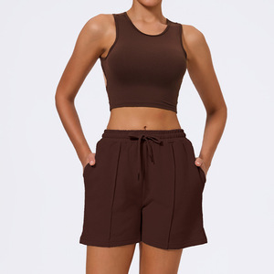Ropa Deportiva de Alta Calidad para Yoga, Pantalones de Cintura Alta, Conjunto de 2 Piezas, Camiseta sin Mangas, para Mujer, Fitness, Gimnasio, Yoga, Secado Rápido, Transpirable - Product Image 4