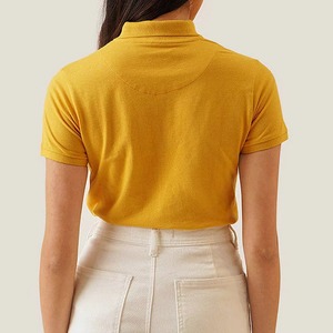 Polo transpirable personalizado para mujer, sublimado, manga corta, cuello vuelto, corte ajustado, secado rápido, para golf, trabajo y deporte. - Product Image 5