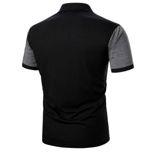 Polo décontracté pour homme en gros, manches courtes, respirant, 100 % polyester et coton de haute qualité - Product Image 4