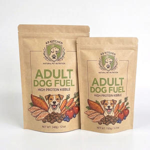 Sacs d'emballage personnalisés en papier kraft écologique de luxe avec fenêtre en plastique pour friandises pour chiens, nourriture pour chats et animaux de compagnie - Product Image 4