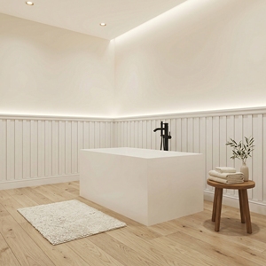 Baignoire autoportante, FW-5525D-43, Baignoire autoportante moderne en acrylique pour salle de bain - Product Image 4