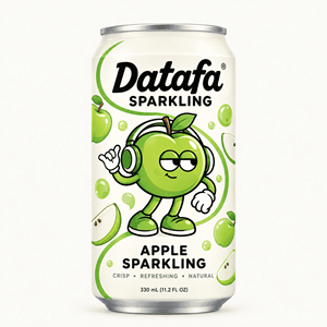 NOUVELLE SORTIE Boisson pétillante aromatisée à la pomme en canette 330ml Marque privée OEM ODM Vietnam Échantillon gratuit 12-16 Brix Pureté 95% - Product Image 1