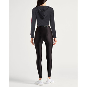 Sudadera con Capucha y Cremallera para Mujer, 100% Algodón, Color Sólido, Manga Larga, Transpirable, Tejida, Bordada, para Otoño e Invierno - Product Image 2