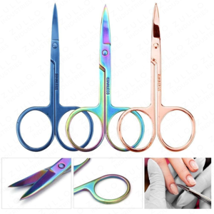 Wholesale Multi Color Nail Scissors Custom Size Professional Stainless Steel Sharp Precision Manicure Pedicure <b>Tool</b> - Product Image 5