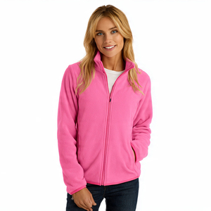 Chaquetas de forro polar para mujer, cortavientos, acolchadas, con cremallera, para senderismo, de invierno, gruesas y holgadas - Product Image 2