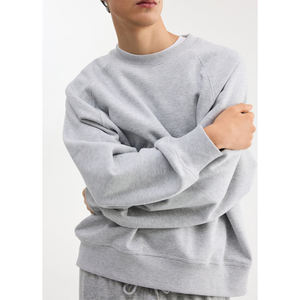 Sudadera con Capucha Personalizada 2026, 100% Algodón, Estilo Urbano, Cuello Redondo, Oversize, Lisa, Casual, Color Sólido, Hombros Caídos, OEM - Product Image 4