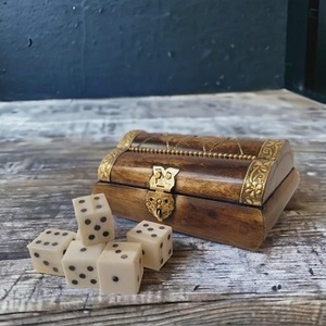 Bone Inlay Eco-Friendly High Quality Handmade Modern Gaming <b>Dice</b> by f s international for Outdoor/Indoor - Product Image 6