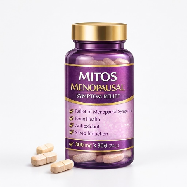 Premium Mitos Flex Women's Health Menopause Bone Health Antioxidant Sleep Support Soy Isoflavone Tablet OEM Private Label 24g 24