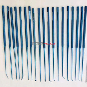 Ensemble de micro-dissecteurs de qualité supérieure NEUF, 19 dissecteurs chirurgicaux, acier inoxydable allemand, certifié CE ISO, manuel, chirurgie générale - Product Image 6
