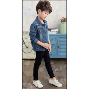 Nouvelles vestes en jean tendance 2026 pour filles, vestes en denim pour enfants, vestes pour bébés garçons, vêtements pour petits garçons, vêtements d'automne pour enfants - Product Image 6