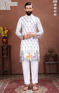 Royal Noir <b>Kurta</b> - Product Image 6