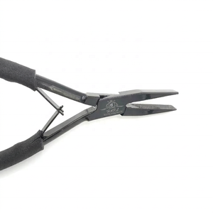 Hair Extensions Tools Kit Hair Extension Long Handle <b>Plier</b> Black Colour Soft Grip <b>Pliers</b> for Hair Extensions Hair Styling Tools - Product Image 5