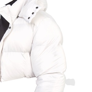 Nouveau design de veste bouffante personnalisée en gros veste matelassée pour hommes avec capuche veste bouffante blanche manteau pour hommes - Product Image 4