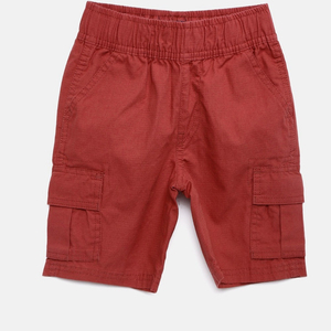 Cargo Elastic Waist Polyester/Cotton Men's Shorts Breathable Comfortable Casual Outdoor <b>Knee</b> Front Embroidered Woolen Pockets - Product Image 5