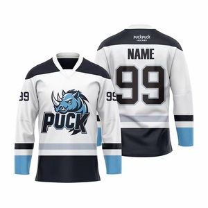 Uniformes Deportivos de Hockey sobre Hielo OEM ODM con Logotipo Personalizado, Trajes de Hockey sobre Hielo, Uniformes Deportivos de Invierno, Camisetas de Hockey de Poliéster Bordadas - Product Image 3