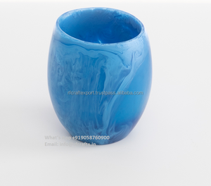 Boissons en résine personnalisées en résine de luxe tasse à café multicolore Fairy Garden Mini boissons tasses artisanat pour la maison - Product Image 4