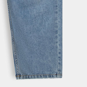 Pantalon en jean pour homme, style tendance, couleur unie, longueur intégrale, streetwear, décontracté, avec poches - Product Image 4