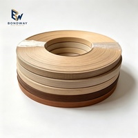 Bande de chant PVC finition mate, aspect bois, autocollante, rouleau de 22 mm, largeur personnalisable 0,4-3 mm, pour étagère de placard en MDF