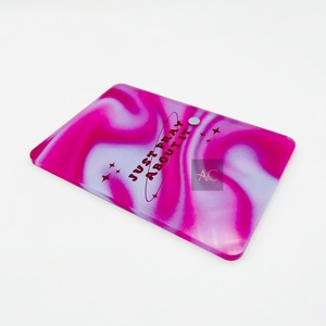 Acrylic Lash <b>Box</b> Rectangle Portable Magnetic Palette <b>Pink</b> Marble Design Just Pray About It Print Beauty <b>Tool</b> - Product Image 3