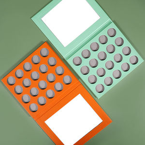 Paleta de Sombras de Ojos Rectangular, Set de Maquillaje Beauty Glazed, Sombras de Ojos con Brillo Prensado - Product Image 1