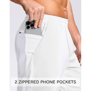 Pantalones cortos de gimnasio para hombre, ultraligeros, transpirables, con capa exterior de malla, forro interior incorporado para soporte, sin efecto arrastre, para correr y hacer ejercicio. - Product Image 2