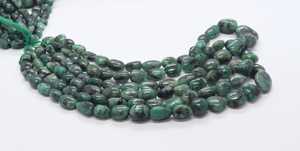 Cuentas de Esmeralda Natural AAA, Pepitas Lisas de 8x12-13x16 mm, Cuentas de Esmeralda de 16 Pulgadas con Forma de Gota, Cuentas de Esmeralda para Joyería - Product Image 5
