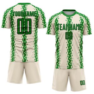 Vente en gros d'usine, ensembles d'uniformes de football sur mesure, tailles plus grandes, été/hiver, maillot unisexe, kit personnalisé, impression de logo - Product Image 1