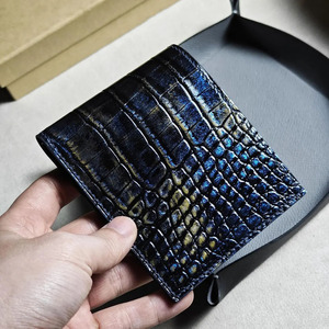 Carteras de cuero para hombre de alta calidad con protección RFID, proveedor al por mayor, accesorios premium personalizados OEM para exportación en venta - Product Image 1