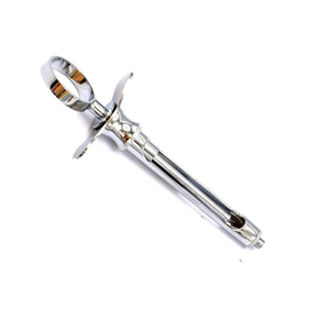 Seringue aspirante pliable en acier inoxydable de qualité supérieure pour instruments chirurgicaux dentaires, 2,2 ml, certifiée CE, marque Britton, manuelle - Product Image 5