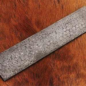 Barra de Acero de Damasco Personalizada Hecha a Mano para Fabricación de Cuchillos, Alta Calidad OEM THEWIZ CRAFTS, Grosor de Hoja de 0.5mm - Product Image 6