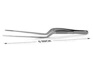 Pinzas Quirúrgicas Luc Ear Bayonet de 5 Pulgadas, Pinzas para Aplicación de Apósitos ENT, Puntas Serradas, Instrumento Médico con Certificación ISO - Product Image 2